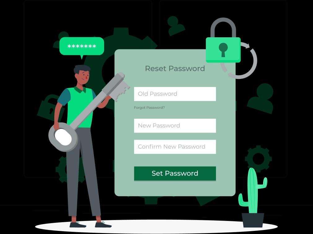A trio of confident, smiling individuals standing together, backed by dialogue bubbles, possibly representing the social assurance and security provided by having personal cyber insurance.
